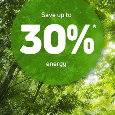 saving up to 30% energy with low temperature heating