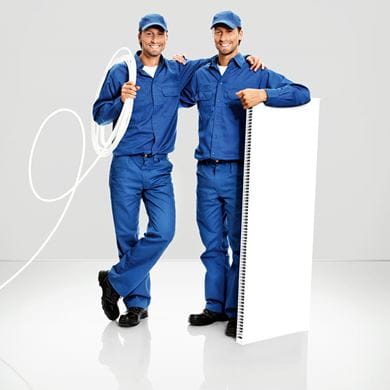 Combining underfloor heating and radiators