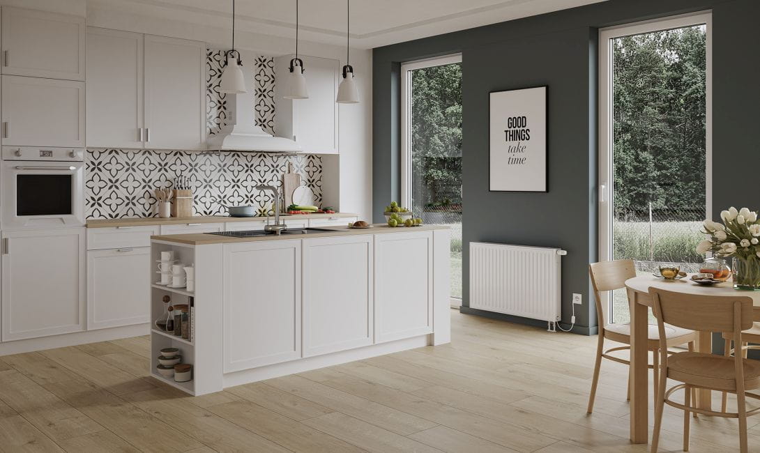 Ulow-E heat pump radiator Purmo