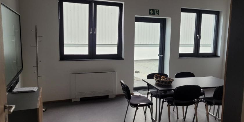 Office heating break room iVector S2 fan convector radiator Purmo