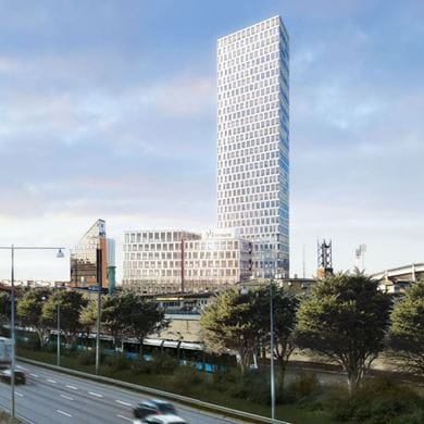 City Gate reference case Purmo Thermopanel V4 panel radiators