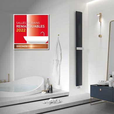 Slim towel warmer designer bathroom radiator