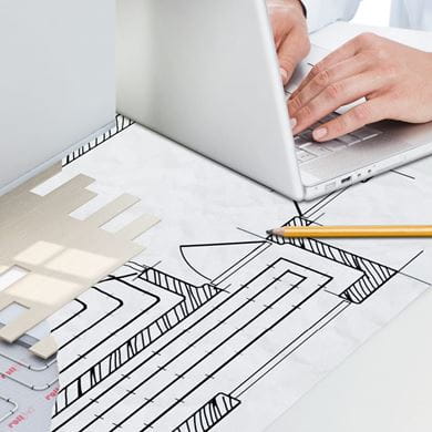 Calculation & design for underfloor heating systems